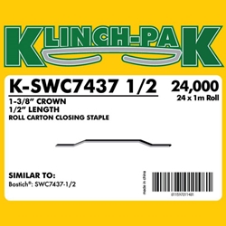 Klinch-Pak K-SWC7437  1/2 in. Roll Staples (1M)