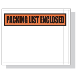 4.5 x 5.5 Printed Top Packing List Envelope
