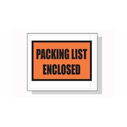 4.5 x 5.5 Printed Packing List Envelope