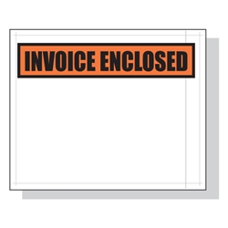 4.5 x 5.5 Invoice Enclosed Packing List Envelope