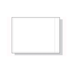 4.5 x 6 Clear Face Packing List Envelope