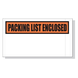 5.5 x 10 Printed Packing List Envelope